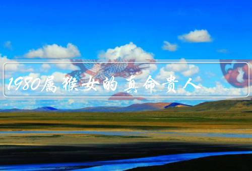 1980属猴女的真命贵人，工作领域的贵人／感情生活的贵人