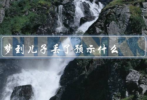 梦到儿子丢了预示什么，安全感、自我成长、控制