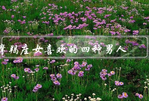 摩羯座女喜欢的四种男人，上进心强的男人／责任感的男人