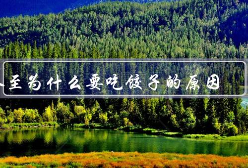 冬至为什么要吃饺子的原因（风俗、象征、传说）