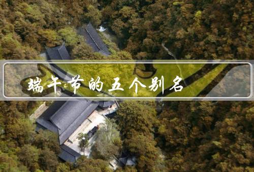端午节的五个别名，端阳节、重午节、端午日