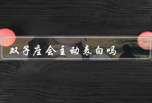 双子座会主动表白吗（好奇心驱使、善于交流、勇敢追求）
