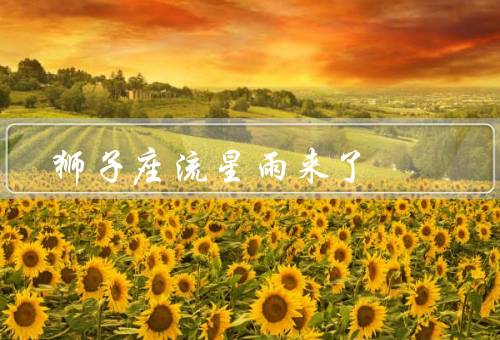 狮子座流星雨来了，起源／观赏技巧／神话