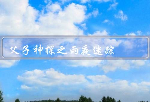 父子神探之雨夜迷踪（父子合作、雨夜迷踪、紧张刺激）