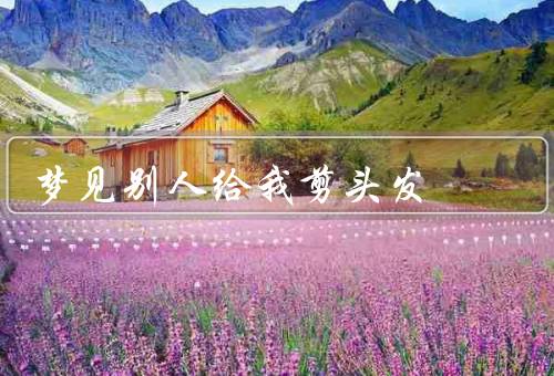 梦见别人给我剪头发，梦的象征意义／情感解读／梦境的启示