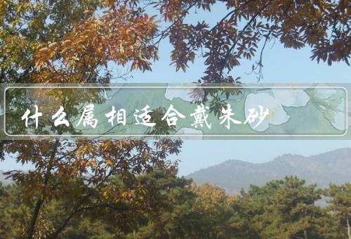 什么属相适合戴朱砂，鼠／马／牛