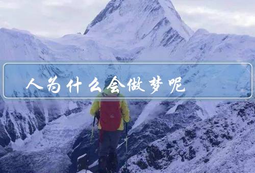 人为什么会做梦呢，潜意识的表达／信息整合与记忆强化