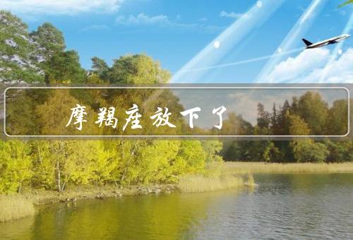 摩羯座放下了 就很绝情，情感封闭／自我保护／放下