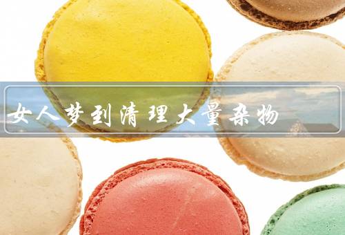 女人梦到清理大量杂物，梦境的象征意义／情感的整理与释放