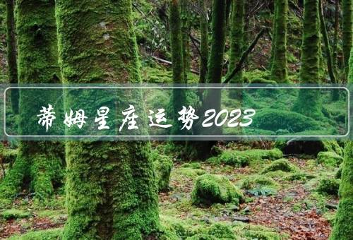 蒂姆星座运势2023，事业发展、财务状况、感情生活