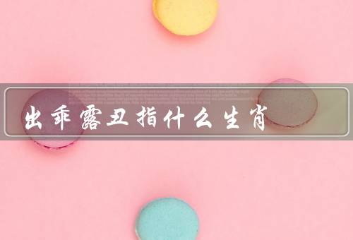 出乖露丑指什么生肖，鼠／虎／猴