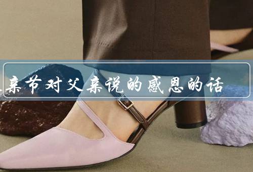 父亲节对父亲说的感恩的话，辛勤付出／无私奉献／悉心教导