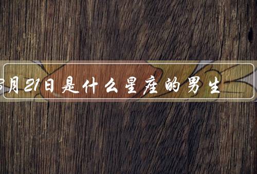 3月21日是什么星座的男生，性格特点／爱情观／事业追求
