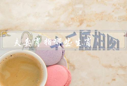夫妻肖指哪些生肖，鼠肖与牛肖、虎肖与兔肖、龙肖与猴肖