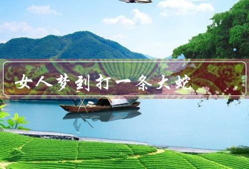 女人梦到打死一条大蛇（蛇的象征意义、克服困难的力量、胜利的喜悦）
