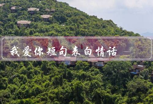 我爱你短句表白情话，陪伴、守护、信任