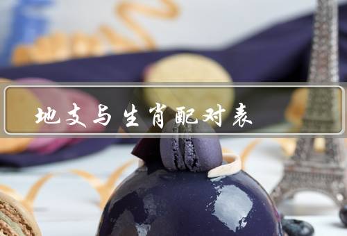地支与生肖配对表（关系／意义／应用）