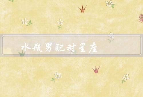 水瓶男最佳配对星座（白羊座、双子座、射手座）