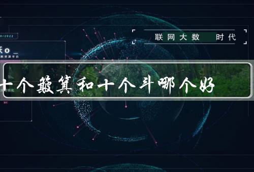 十个簸箕和十个斗哪个好，簸箕的优势／斗的优势／总结