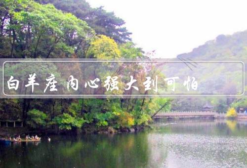 白羊座内心强大到可怕，自信／坚韧／积极向上