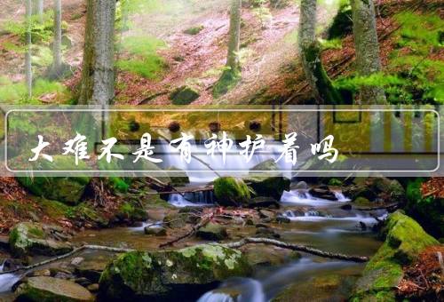 大难不死是有神护着吗（命运的安排／自身的努力／信仰的力量）