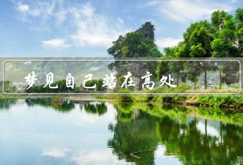 梦见自己站在高处，自信与追求／权力与掌控／内心的不安和恐惧