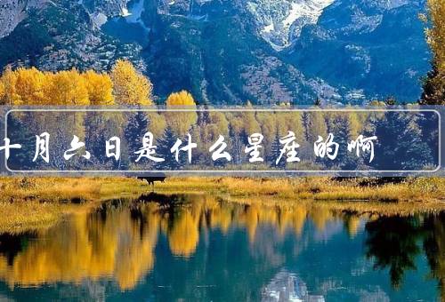 十月六日是什么星座的啊，特点／职业发展