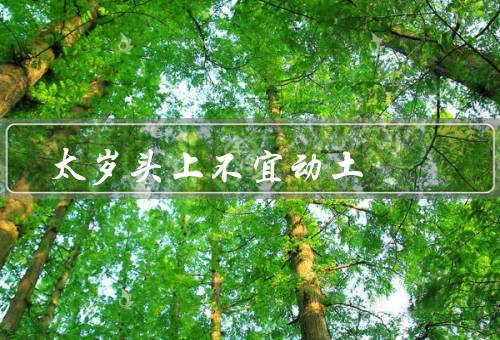 太岁头上不宜动土（太岁头上不宜动土／迷信与科学／科学的观点）