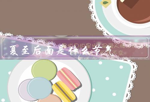 夏至后面是什么节气，小暑／大暑／立秋
