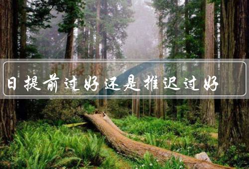 生日提前过好还是推迟过好，提前过生日的好处、推迟过生日的好处