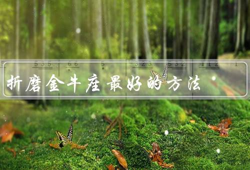 折磨金牛座最好的方法（压力过大、打破他们的稳定感）