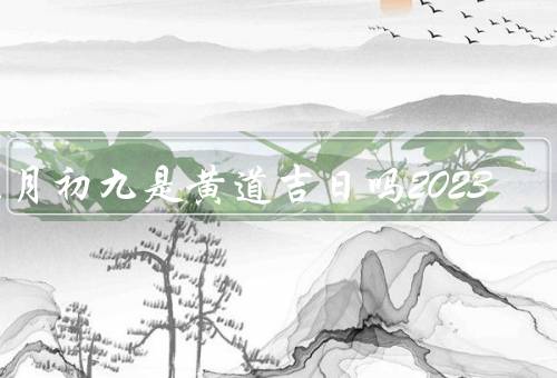 正月初九是黄道吉日吗2023，正月初九的传统意义