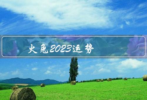 火兔2023运势，事业发展／爱情关系／健康生活