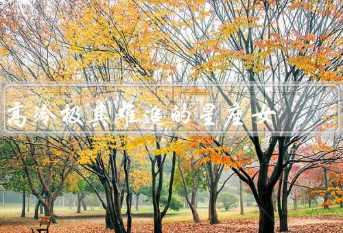 高冷极其难追的星座女，高傲自信／难以接近／挑剔苛求