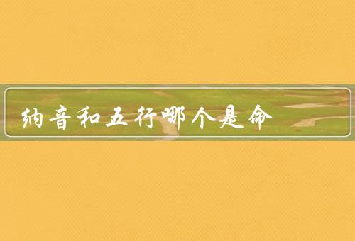 纳音和五行哪个是命，影响、五行的作用、和五行的关系